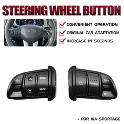 Multi Function Steering Wheel Audio Cruise Control Buttons For Kia Sportage SL Wth Backlight Button Switch & Bluetooth Panel