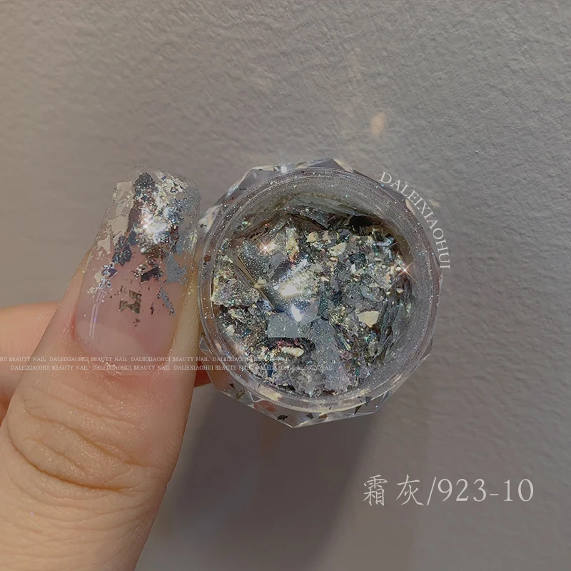 1 scatola ad alta visibilità Aurora opale polvere specchio nastro accessori per unghie decorazione floreale per unghie 3D unghie fai da te arte salone per unghie