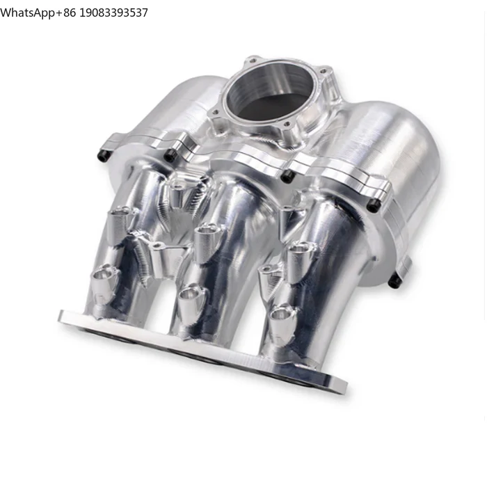 

5-осевая обработка на станках с ЧПУ, изготовление на заказ, алюминиевый гоночный впускной коллектор из цельной заготовки