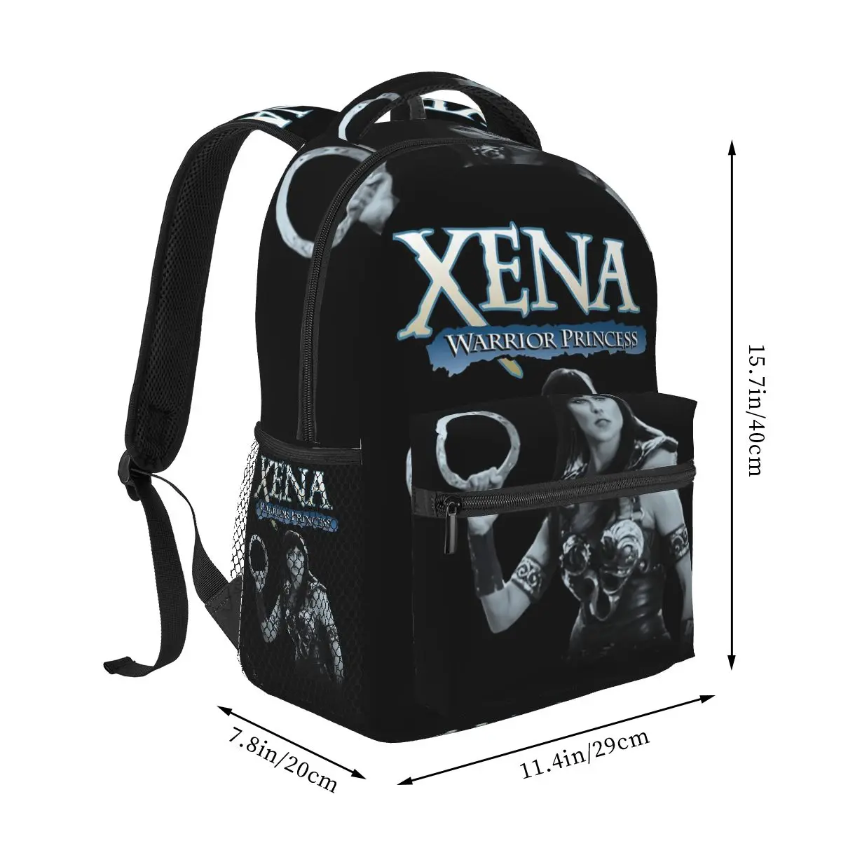 Xena Warrior Princess Backpack Hot Sale Daypack Large Capacity Boys Girls BookBag School Bag Shoulder Bags for Men Women