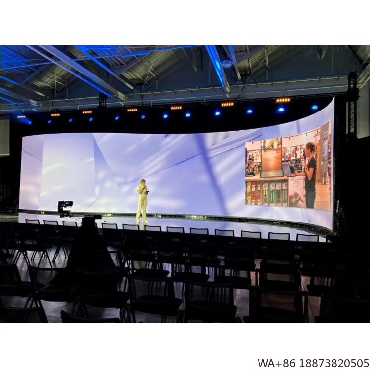 Tela interna com display LED Pixel fino P2.6 Aluguel Formas criativas Estágios de concerto Fundo Painel 500x500mm