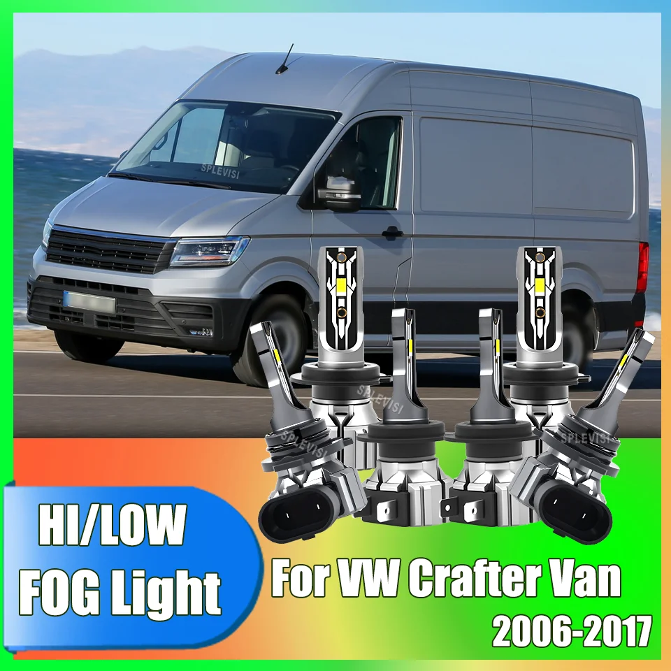 

No Modifications Needed Headlight Bulbs Fog Bulbs For VW Crafter Van 2006 2007 2008 2009 2010 2011 2012 2013 2014 2015 2016 2017
