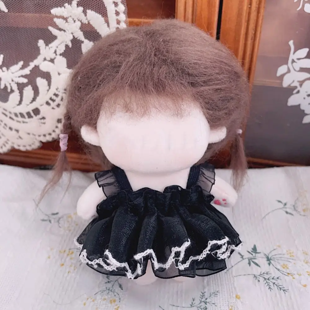 Toy Outfit Princess Dress 10CM Doll Clothes With Black Trim Multi Color 12BJD Dolls Accessories Mini Lace Cloth Kids Girls Toys