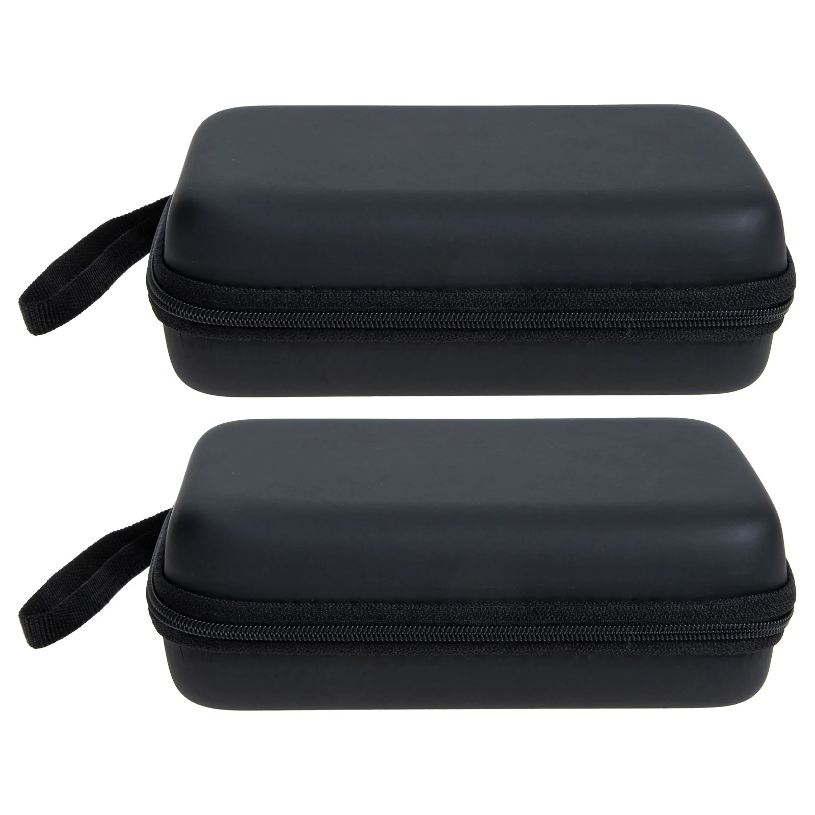 

2Pcs Hard Disk Storage Bag Eva Waterproof Zipper Electronics Organizer Case Data Cable Earphone USB Pouch Multipurpose
