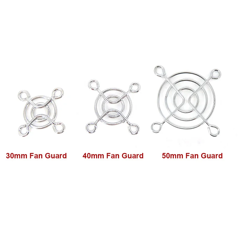 30mm 40mm 50mm Metal Fan Guard Protective Grill For Cooling Fan Computer Cover J17