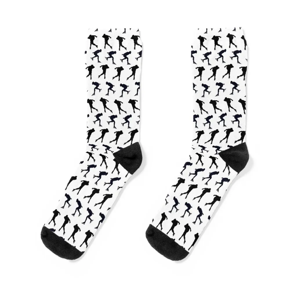 

speed skaters pattern Socks designer brand custom funny sock Antiskid soccer Socks Women Men's