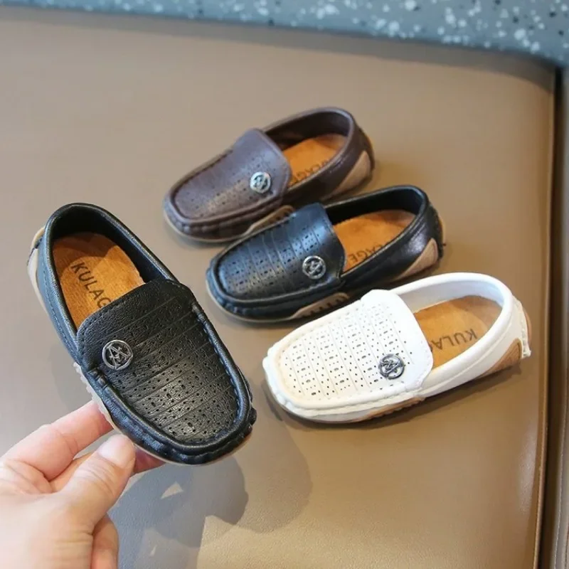 

Boys Shoes Fashion Soft Flat Loafers For Toddler Boy Big Kids Sneakers Children Flats Breathable Moccasin shoes for girls