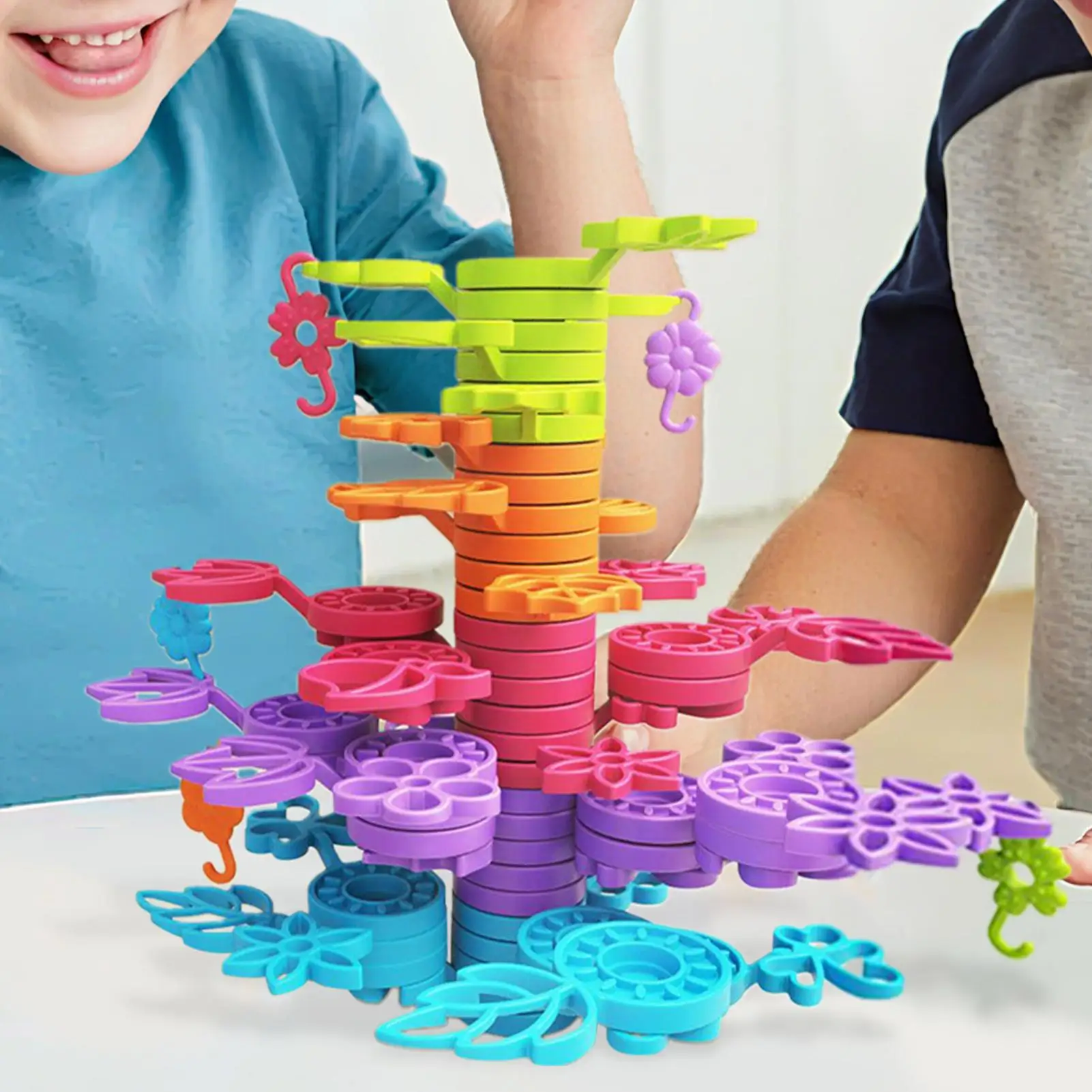 Kids Stacking Toys Balance Game Building Toys Educational Game For Boys Ages 3 Kindergarten Preschool Classroom Home Birthday