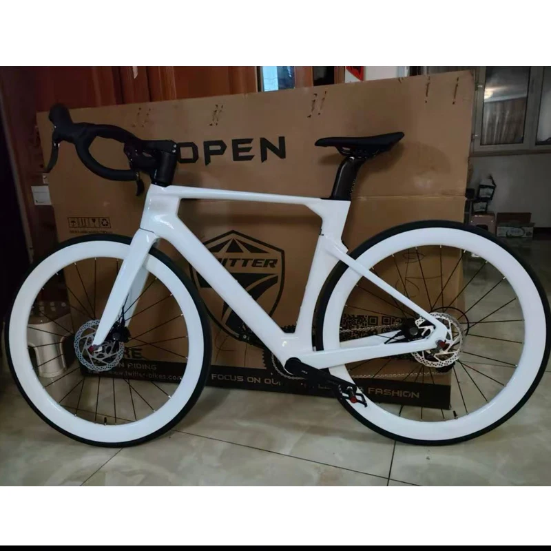 TWITTER Cheap Carbon Wireless Road Hydraulic Disc Bike R10pro WheelTop EDS TX 24S Groupsets Carbon Racing Bicycle For Sale