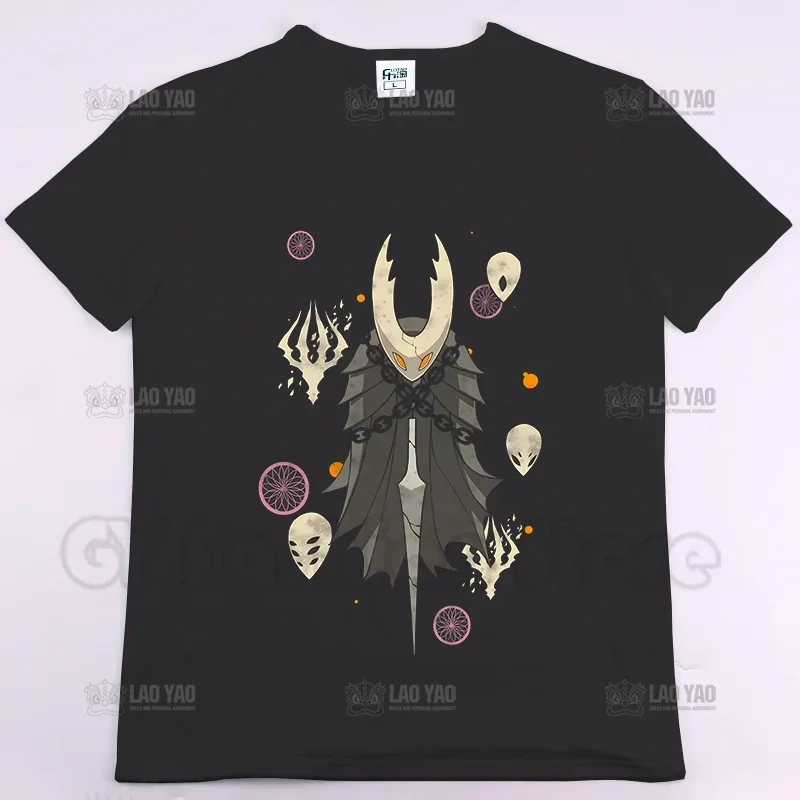 Hollow Knight Graphic T Shirts Game hemed -shirts Summer Short Sleeve HE KNIGH Oversized  Shirt Harajuku Kawaii Funny