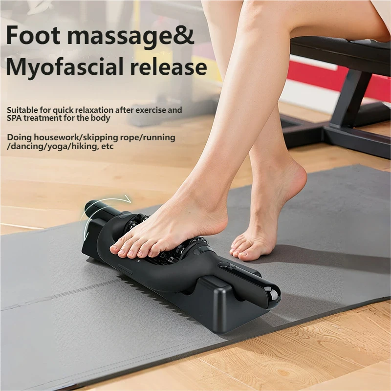 Newest Red Light Electric Roller Massage Stick Infrared Deep Muscle Relaxation Pain Relief Impactor For Post Exercise