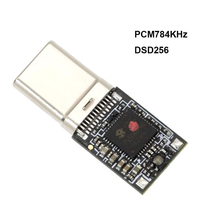 

Portable CS43198 Digital Audio Module Type-C Digital Audio Headphone Plug DAC Decoding Connector Adapter PCM784KHz DSD256
