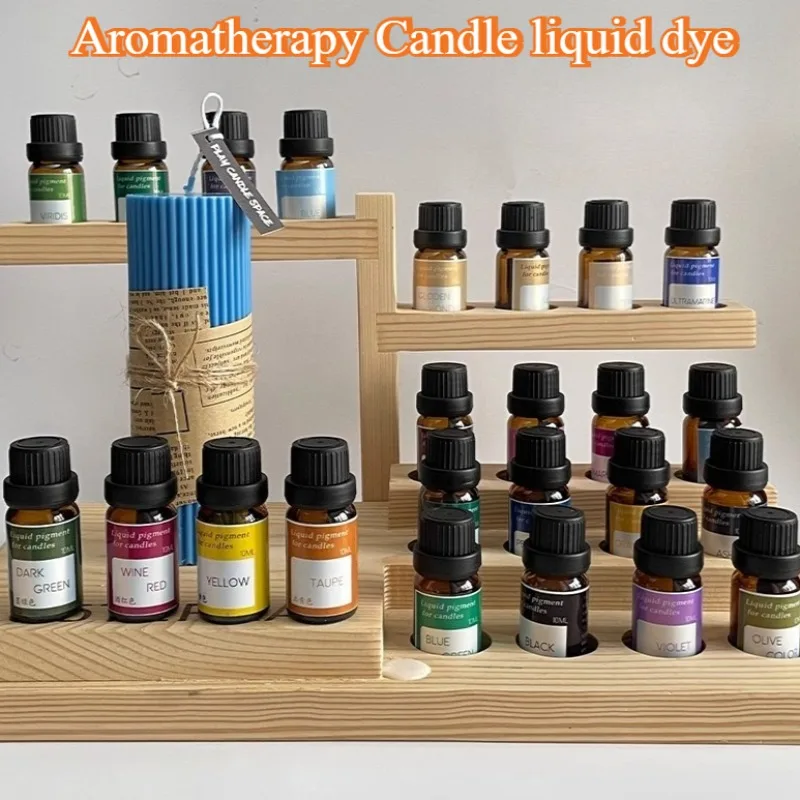 10ml Scented Candle Liquid Dye High Concentration No Sediment Pigment DIY Handmade Candle Decoration Coloring Oil-soluble Dyes