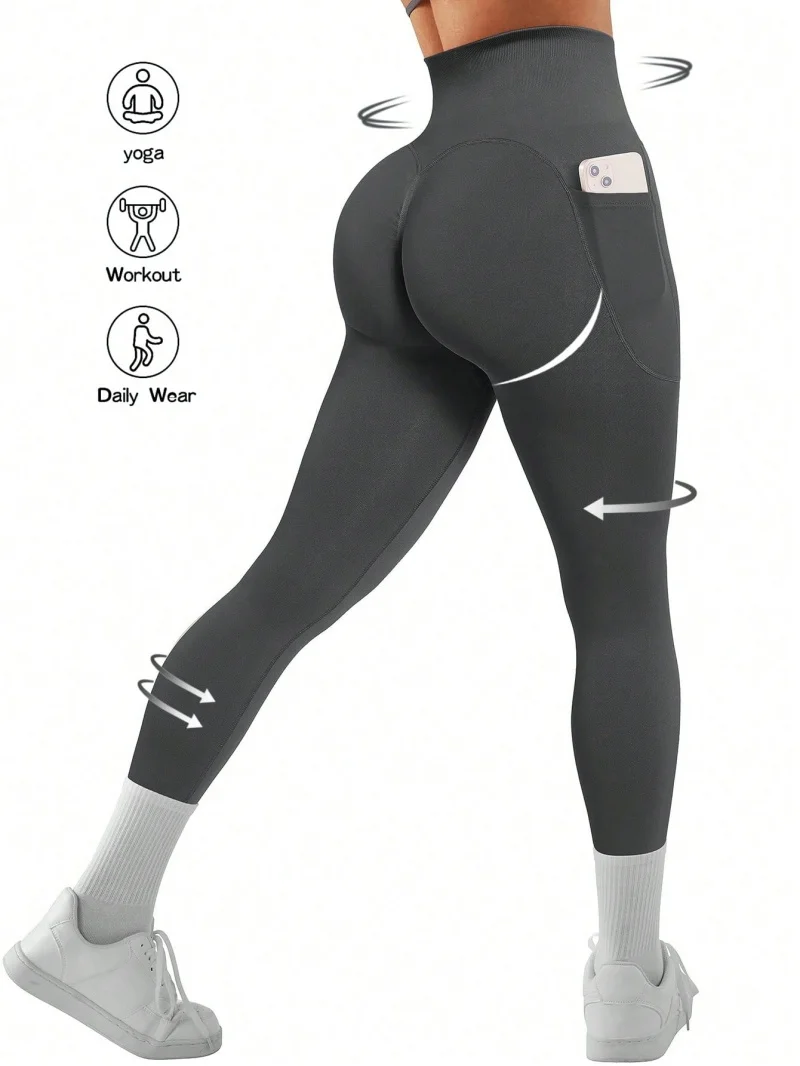 Sexy scrunch leggings push up collants mulher volta ginásio esporte feminino fitness legging bunda elevador calças de yoga