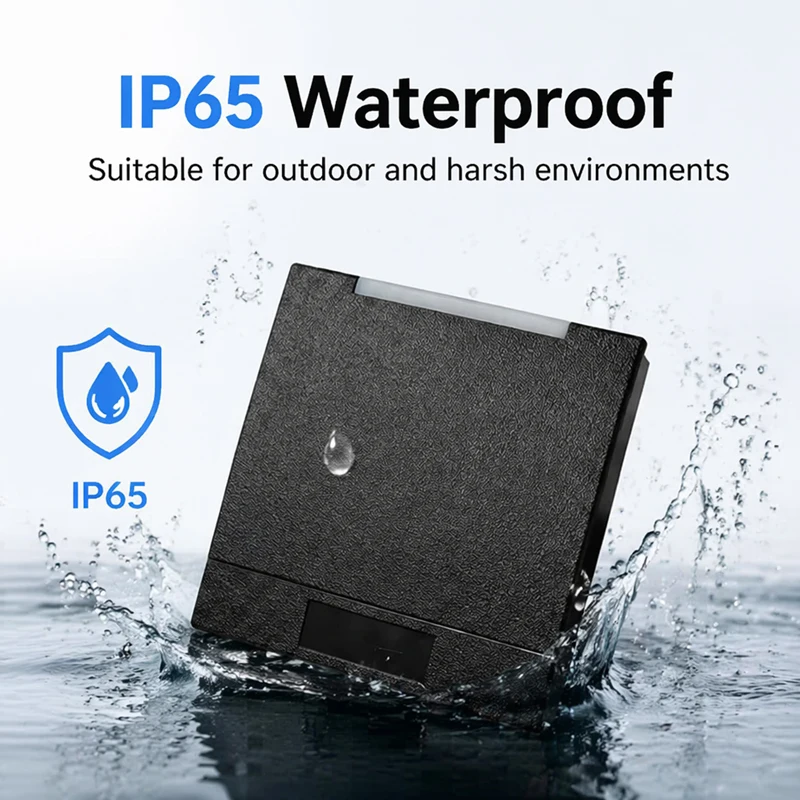RFID Network TCP IP Card Reader with POE Supply 125Khz 13.56Mhz Support Modbus/ HTTP for Industrial Production Access Control