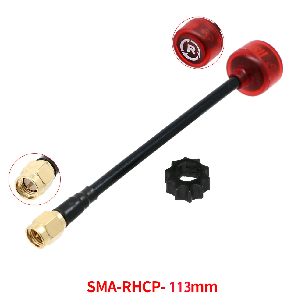 Rush Cherry FPV 5.8G Antenne LHCP RHCP SMA MMCX UFL IPEX Lange Afstand Antenne Connector Adapter Stubby Voor Race Drone Bril