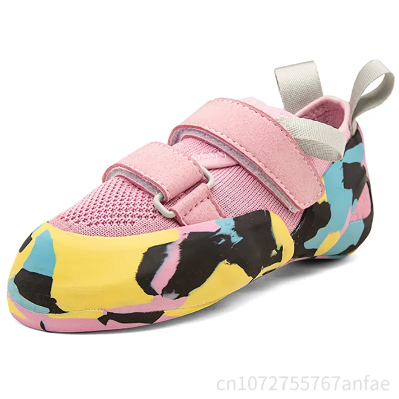 Sepatu Panjat Tebing Anak Baru Profesional Indoor Outdoor Pemula Bouldering Training Sneaker Sepatu Latihan Panjat Tebing Anti-Selip