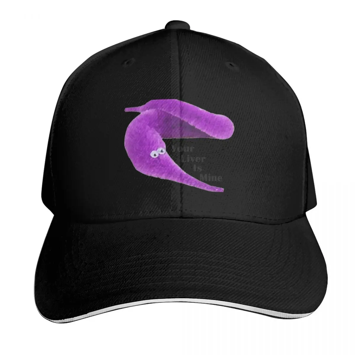 Your Liver Is Mine Worm On A String Baseball Cap Strapback Dad Hat Six Panel Structured Crown Sun Protection UPF 50+