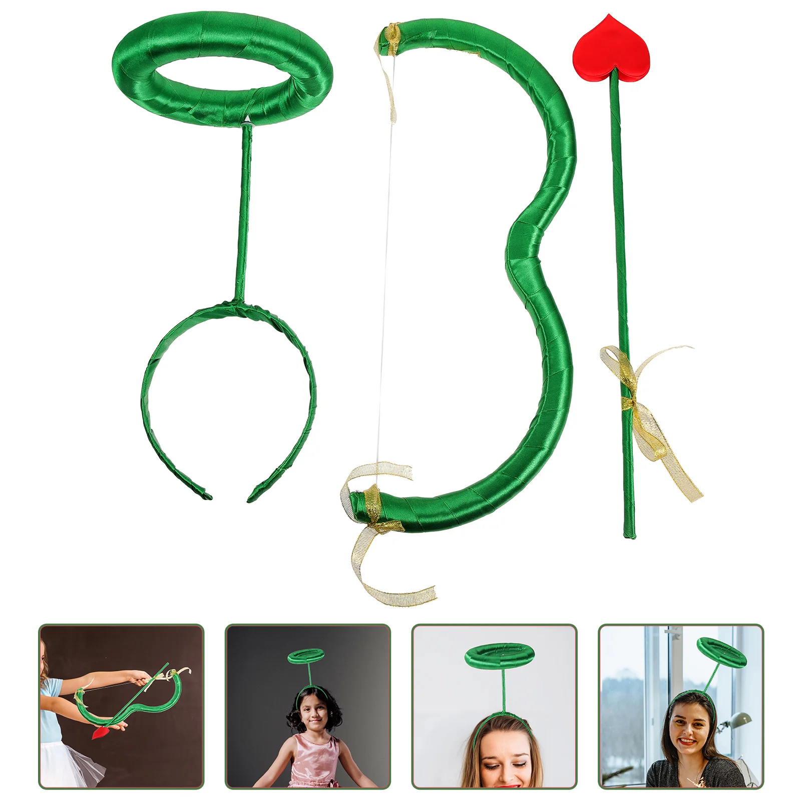 

Angel Cosplay Headband Cupid Arrow Prop Premium Costume Accessory For Wedding Valentine'S Masquerade Party Performance