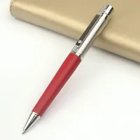 High Quality Metal Red Black Silver Car Ballpoint Pen Business Office Stationery Fashion Rollerball Blue Refill Birthday Gift