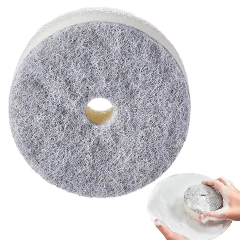 New Kitchen Sponges For Washing Dishes Multilayer Pots Cleaning Sponge Scrubber Non-scratch Bathroom Sponge With Suction Cup