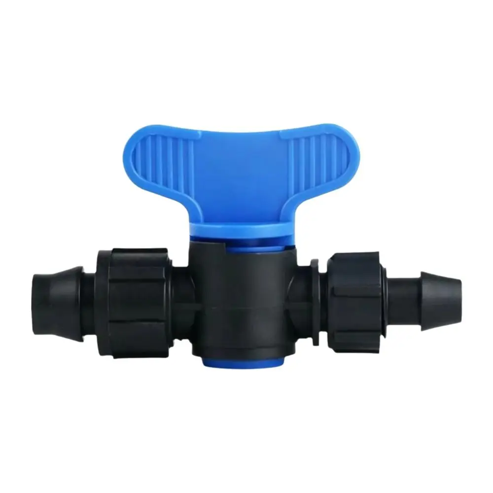 Travel Accessories 16mm Double-Lock Bypass Valve with Rubber Pad Drip Tape Waterstop Valve Shutoff Valve Camping Picnic
