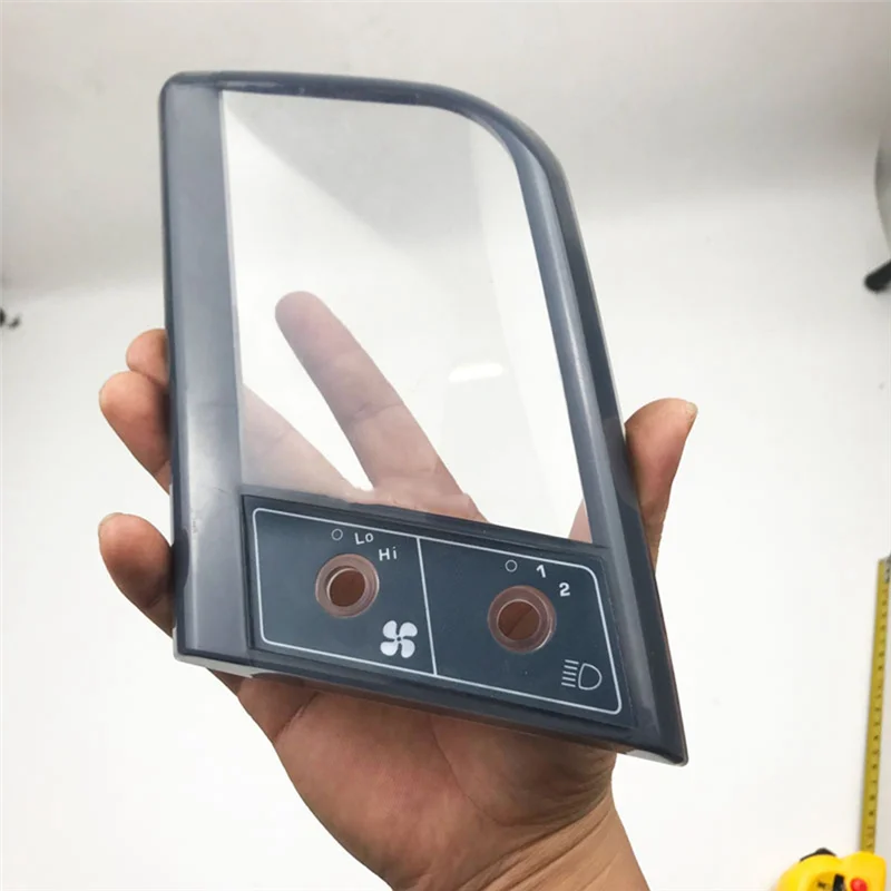 AEA7-Cubierta de pantalla para Komatsu Digger PC60-7 400-6 50 55 Monitor instrumento Shell Panel decoraciones C55MR