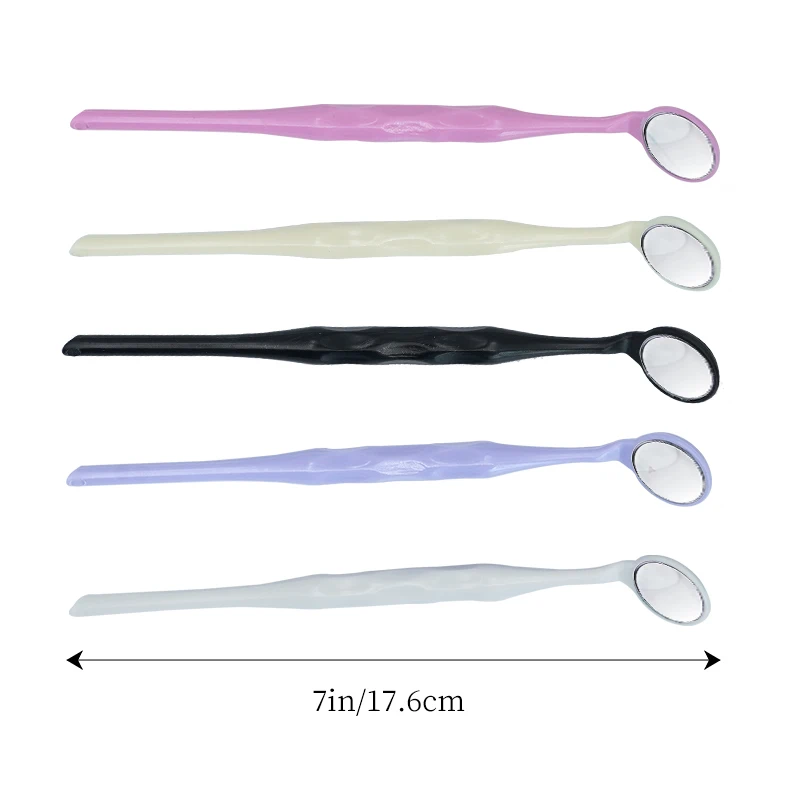 

10pcs Dental Single/Double Sided Mouth Mirrors Oral Mirror With Handle Tooth Exam Reflectors Oral Care Tool