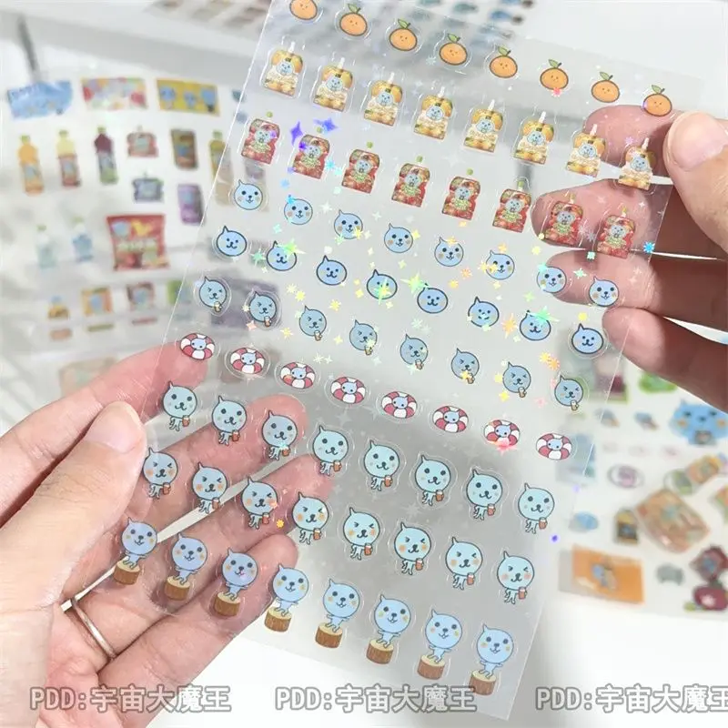 ملصقات أفلام مقطوعة ذات طابع كرتوني من سلسلة Ins Style، مثل الملصقات الصغيرة لحساب Guka المحمول #2