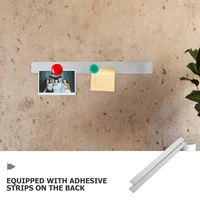 4pcs Iron Bulletin Board Strips SelfAdhesive Wall Notice Board Photo Display iron bulletin board Home Office Presentation Supply 2
