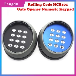 Waterproof Wireless Coden For Entry Gate Numeric Keypad 433MHZ Rolling code Gate Keypad