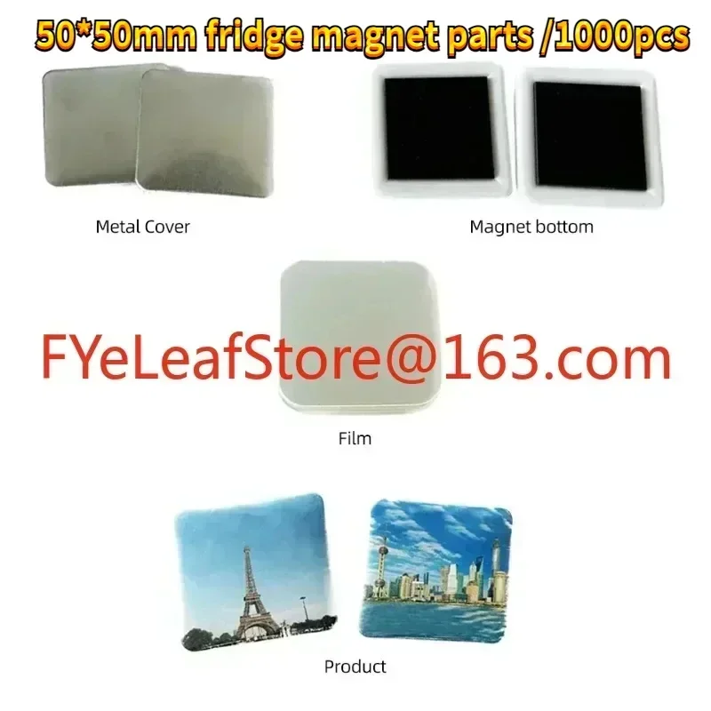 2*2 inch Square fridge Magnet maker Machine Kit with Paper Cutter and 100 sets fridge Magnet Materialscustomized 50*50mm