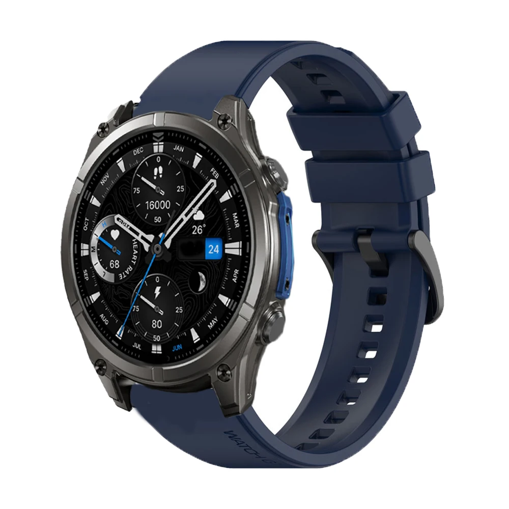 Straps For Zeblaze VIBE 8 Stratos 4 3 2 Watch Band Correa 22mm Sports Silicone For Zeblaze Vibe 7/7 Pro / Ares 3 Pro Wristband