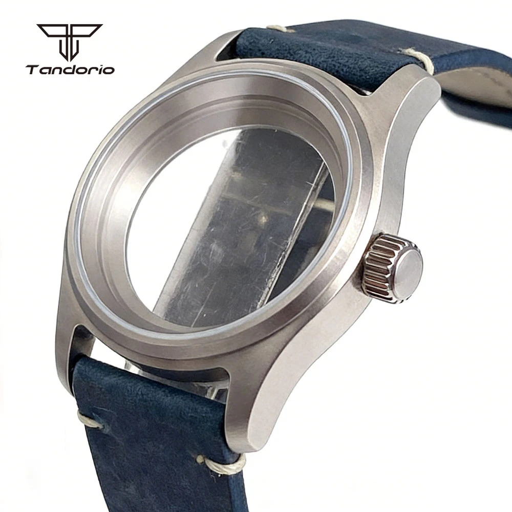 Stahl 36mm/39mm Piloten-Uhrengehäuse+Armband Saphirglas Passend für NH34 NH35 NH36 NH38 Miyota8215 8205 ETA2824 PT5000 ST2130 Felduhrenteile – Detail 17