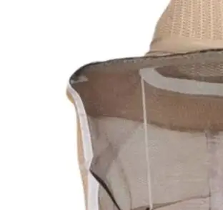 

2pcs Breathable Cotton Linen Beekeeping-Hat With Mesh Guard Buckle For Outdoor Bee Farming Fishing Hiking Protection-Gear