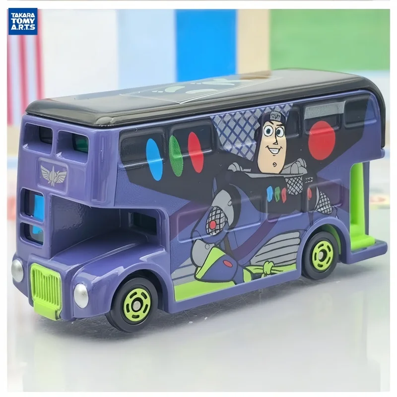 Nouveau modèle de bus en alliage moulé sous pression Takara Tomy Tomica Buzz Lightyear Toy Story 30th Anniversary Version, objet de collection pour les passionnés