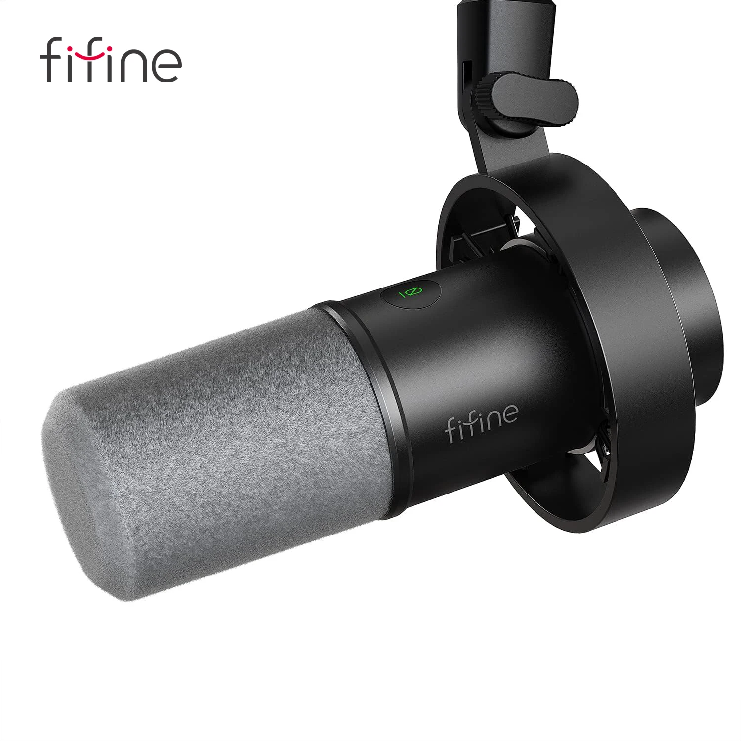 FIFINE XLR/USB Dynamic Microphone,Recording Metal Mic with Real-time Monitoring,Volume Control,Touch Mute for Vocal Podcast-K688