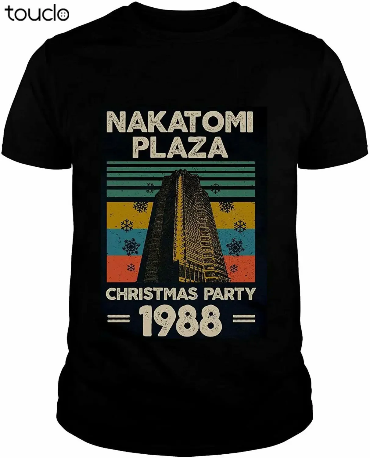 Vintage Nakatomi Plaza Party 1988 Die Hard Merry Christmas T-Shirt Custom Aldult Teen Unisex Digital Printing Tee Shirts Xs-5Xl