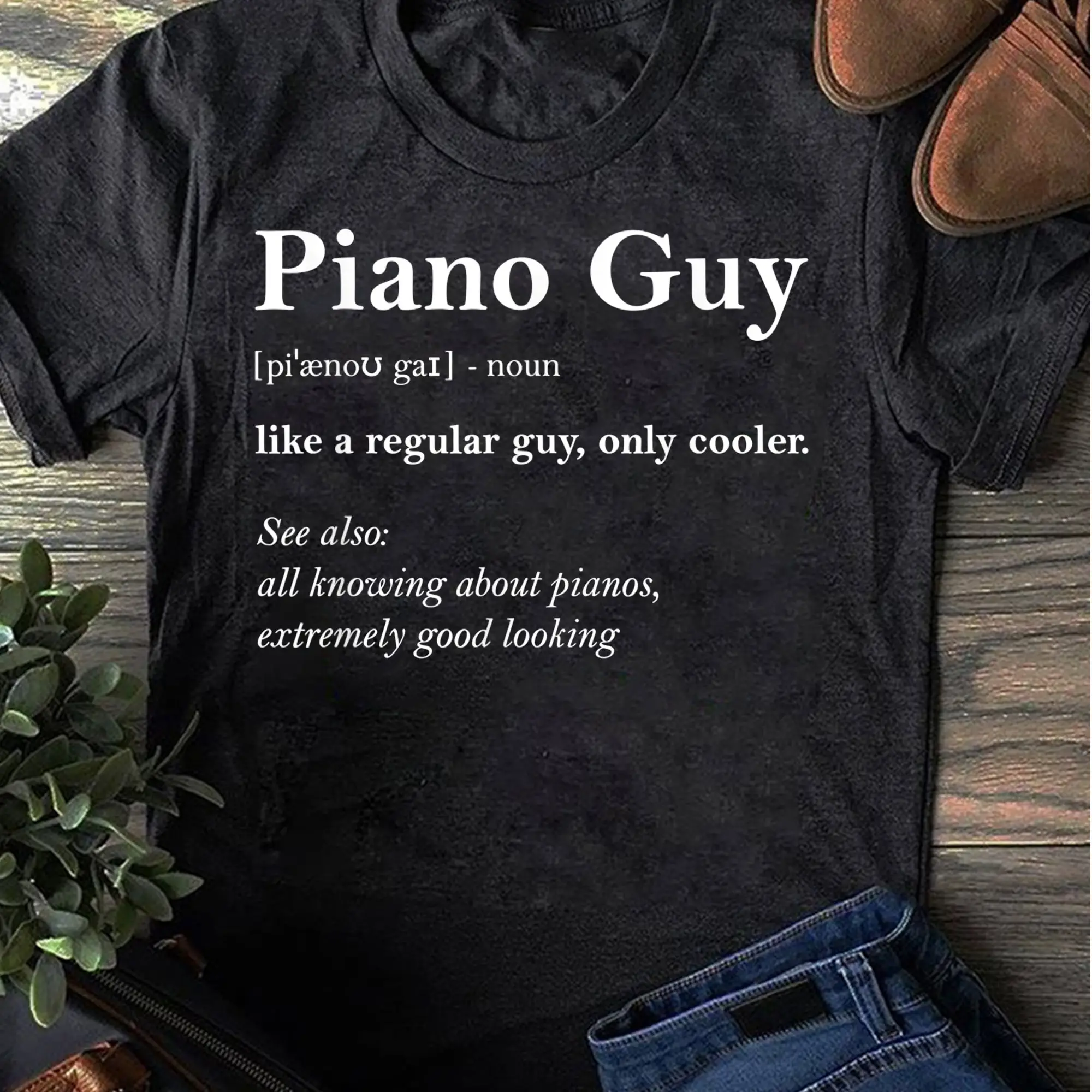 

Piano Guy Definition Funny Boy Player T Shirt Lover s For Music Instrument