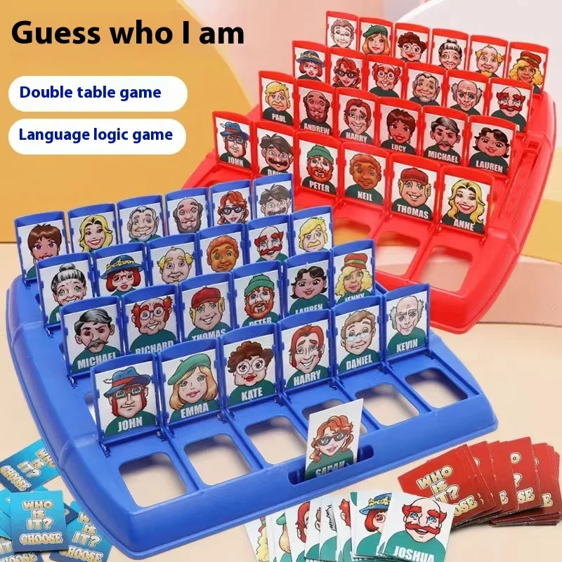 Guess Who I Am, Logical Reasoning, Guessing Characters, Puzzle Toys, Parent-child Interactive Board Games, Wholesale