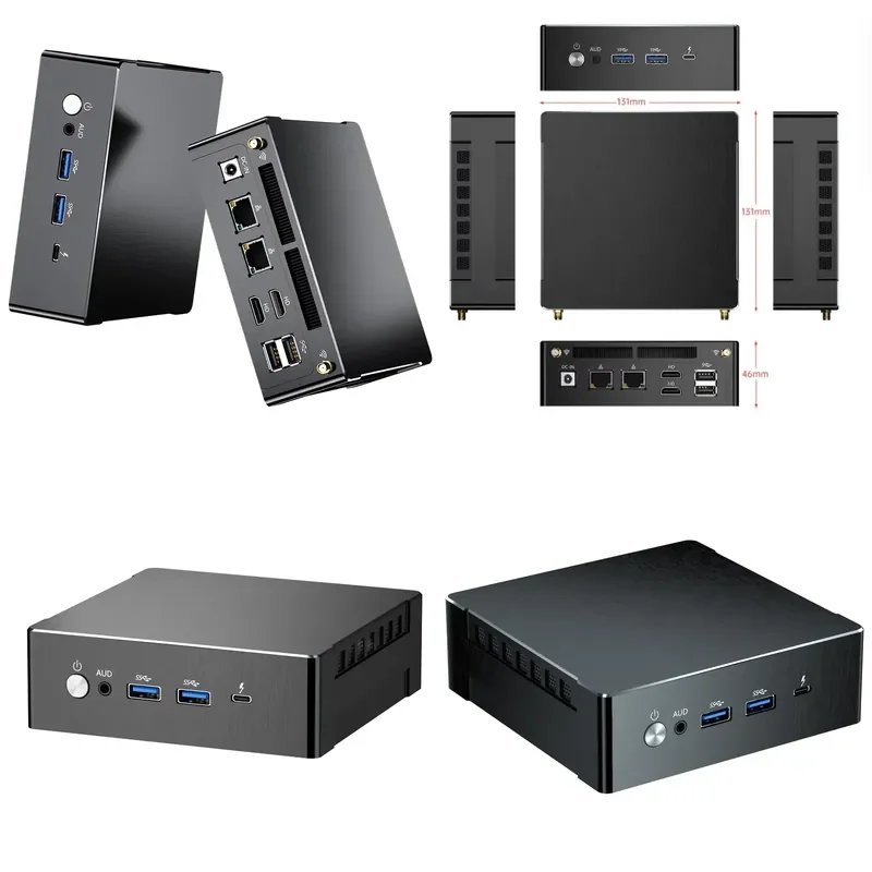 Msecore High Power Office Nuc Ryzen 9 8945hs Radeon 780m Ddr5 Ram Compact Business Design Usb4 Triple 4k Output Professional