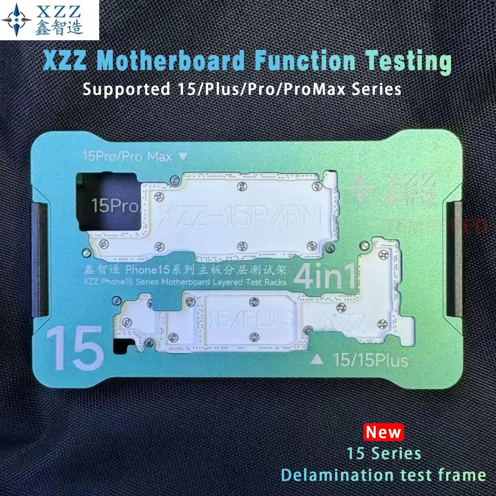 XZZ Motherboard Function Testing Logic Board For iPhone 15 Plus Pro Promax Series Upper and Lower Middle Frame Tester Fixture