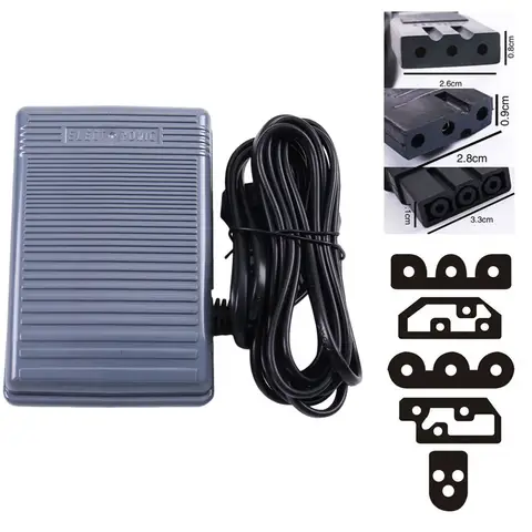 Foot Pedal Sewing Machine Accessories Speed Adjustor Controller Motor Control Switch PowerCord Electric For Brother Singer Part