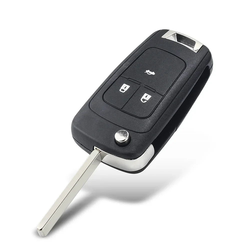 KEYYOU new 1pcs For Chevrolet Cavalier Aveo 2020 Fob HU100 Blade 2/3 Buttons Flip Folding Remote Car Key Shell Case view 3