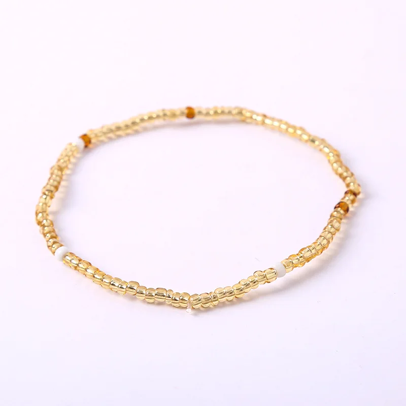 17-teiliges Set aus elastischen Armbändern mit Perlen im Boho-Stil für Damen, stapelbare, dehnbare Armreifen, bunte Boho-Strandarmbänder, handgefertigter Schmuck. – Detail 6