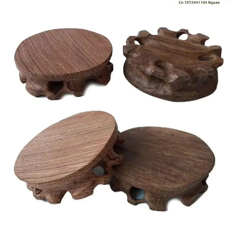 Mini estante de madera para plantas, mesa de clasificación para macetas, torno de troncos, andamio para plantas, soporte para maceta, Base de flores de pie, juego de té, Pedestal