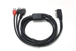 3-in-2 Cable Dual USB-C to HDMI+USB-A For Huion Graphics Tablets Display Kamvas Pro 13/16 2.5K Screen