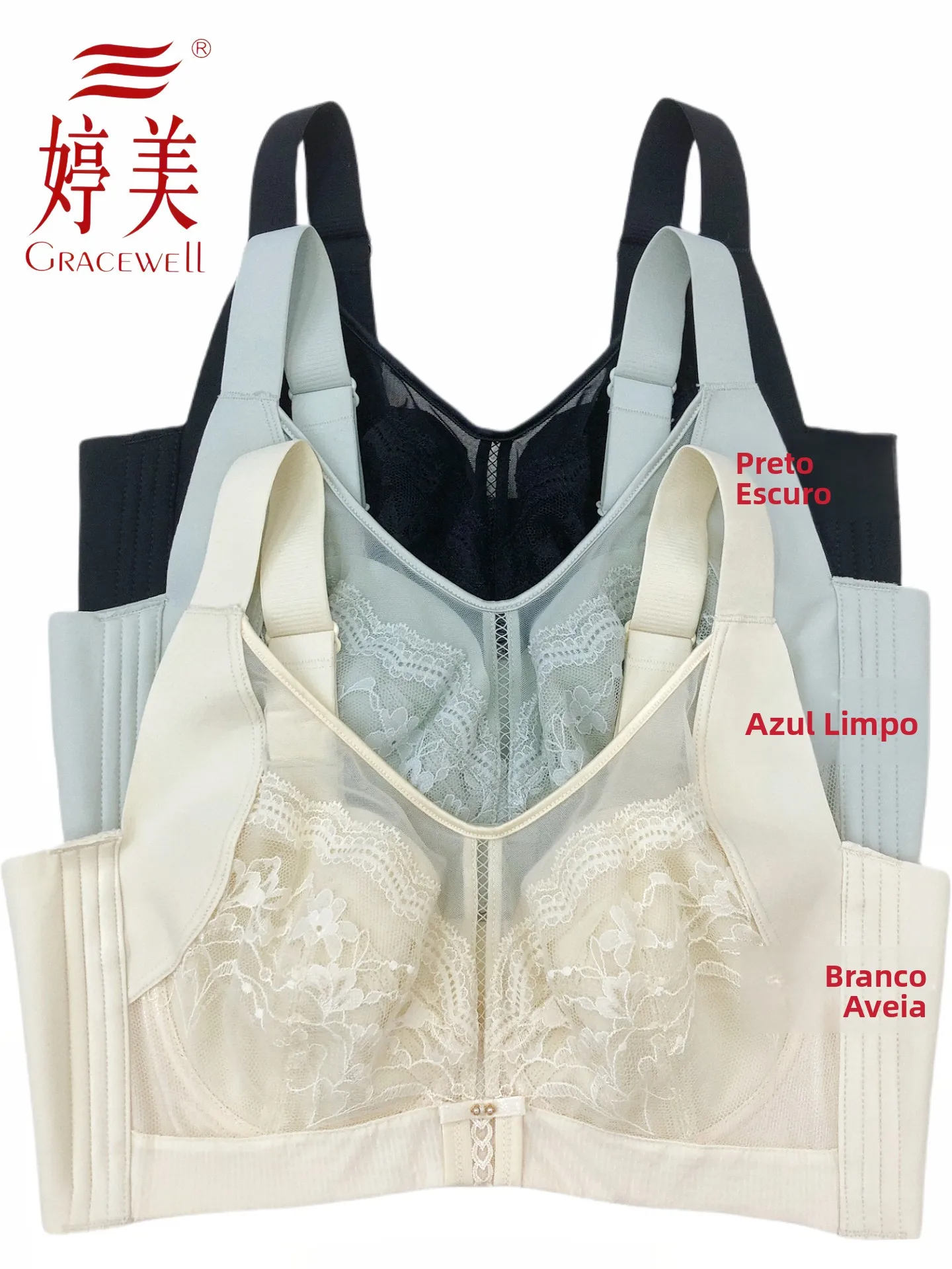 adjustable-full-cup-bra-soft-steel-ring-anti-sagging-thin-design-gathered-underwear-for-flattering-bust-and-removing-side-fat