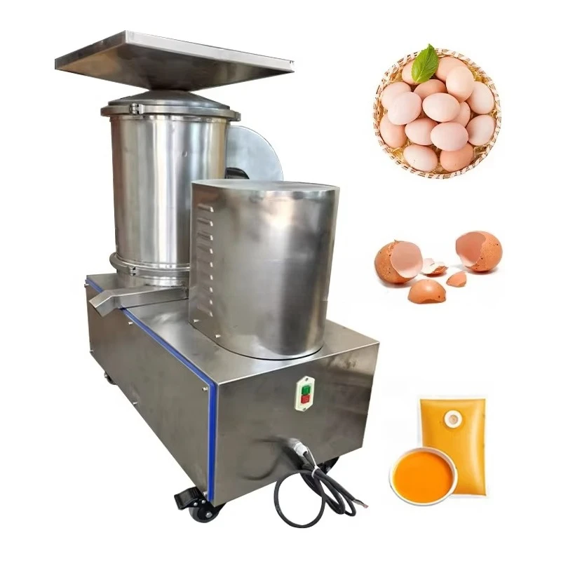 Industrial Automatic Egg Breaking Cracking Equipment Custom Egg Liquid and Eggshell Separating Machine