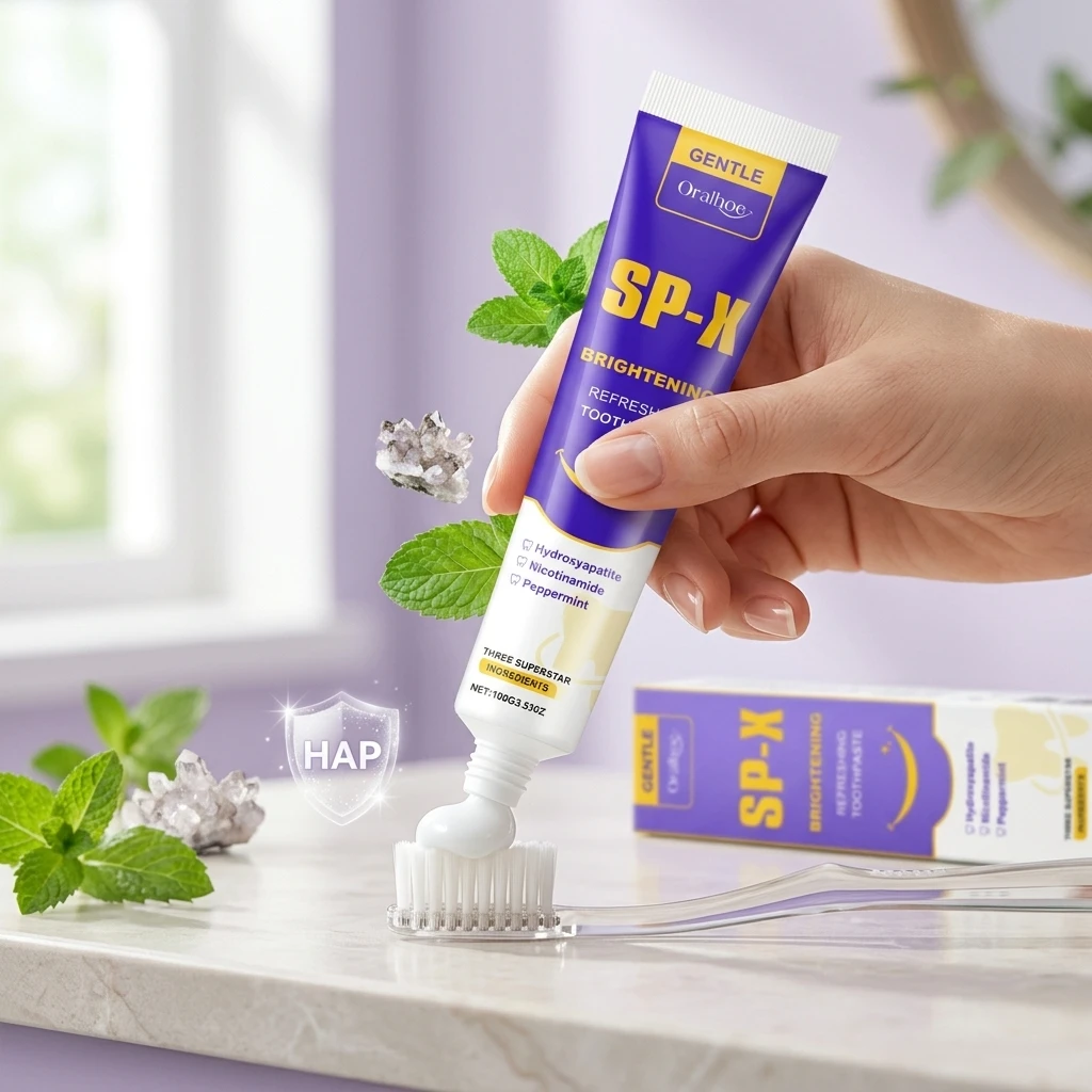 Brightening Toothpaste Removes Yellow Stains Prevent Periodontitis Improve Oral Odor Gum Protection Refreshing Breath Toothpaste